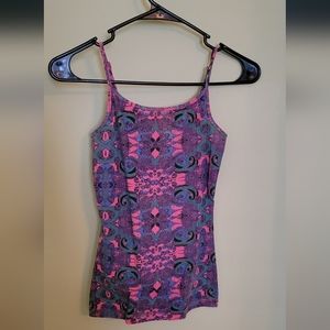 Tribal printed geometric tank